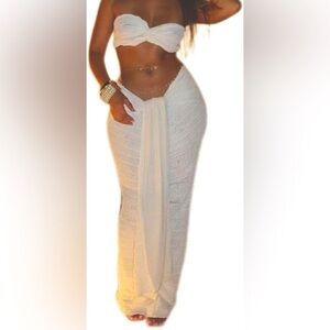 White two piece set